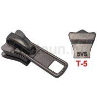 Замок-бегунок № 40 Т5 универ.корона ОБРАТКА трактор/металл тем.никель