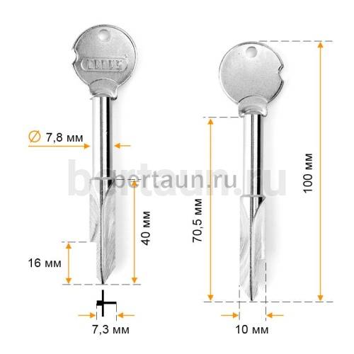 Заг.для ключ. KR-4X (XKT-5) (крест)  CANAS Турция  № 658