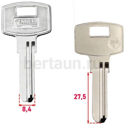 Заг.для ключ. DEK 3_  DK3_ DKB1_DKB1(вертикалка) ERREBI №283