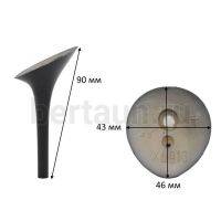 Каблуки №  97 КА черные XL 913