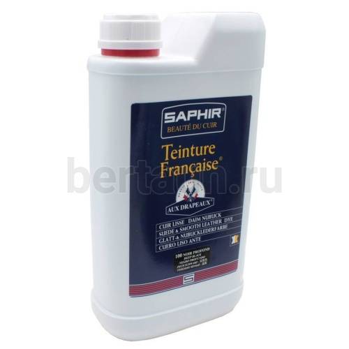 Сапфир № 88    0816 Красит Tenture francaise, фляжка, 1000мл 100 жгуче черный