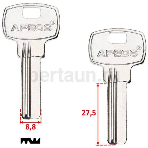 Заг.для ключ. AP 1D  /APE2/APK2R/APS2L (вертик) №259