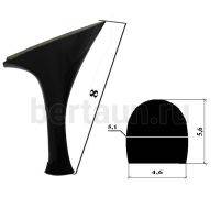 Каблуки №  39 LY 5360 черный лаковый.(высота 8,5 см)