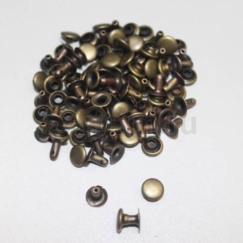 Заклепки "Хольнитены" №27 7*6 мм антик ( 50 шт. упак.) джинс.ТВ