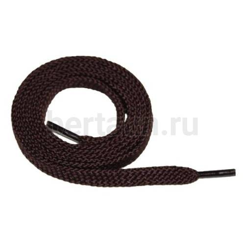 Шнурки №13 шнурки ПЛОСКИЕ  (299) коричневые 120 см