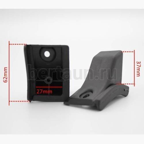 Ножка № 8 для чемодана FSD 43 мм  правая+левая скошенные 