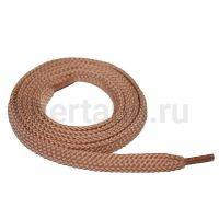 Шнурки №11 шнурки ПЛОСКИЕ  (279) темно-бежевые 100 см