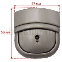 Замок портфельный №192 С637 BERT мат. никель