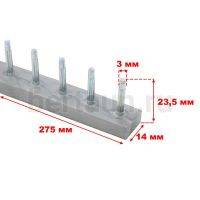 Полоса - штырь №12  ПРИБАЛТИКА (10 пар) УЗКАЯ серебро