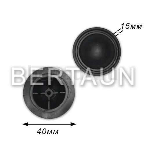 Ножка №26  пукля MF 483 K черная 10 шт/ упак 