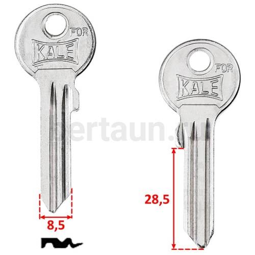 Заг.для ключ. KL КЛ 9Л  _KAE9_KAL9R_KLE6RX_KAL6LD_Kale англ. №178