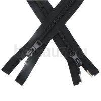 МОЛНИЯ №328  курточная 2 замка спираль Т7 ПРИБАЛТИКА 110 см черная (322)