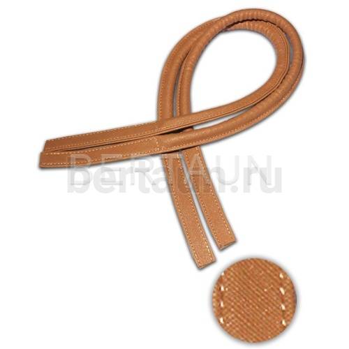 Ручки сумочные 75 см крепл.УЗКОЕ №132 полиурет. кремовый НОВИНКА