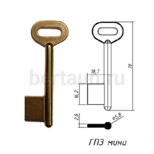 Заг.для ключ. ГПЗ МИНИ   DV2022   № 32 