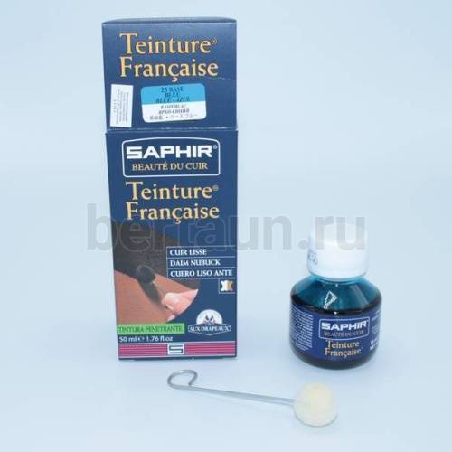 Сапфир №211    0812 Универс. крас. Teinture francaise 50мл. 23 голубой