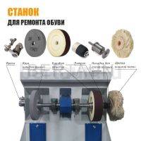 Станок отделочный ШОС - 3 с фрезой для ремонта обуви