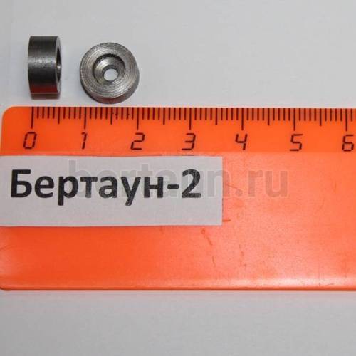 Набойка метал. № 28  точеные стальные круглые D-11 мм.