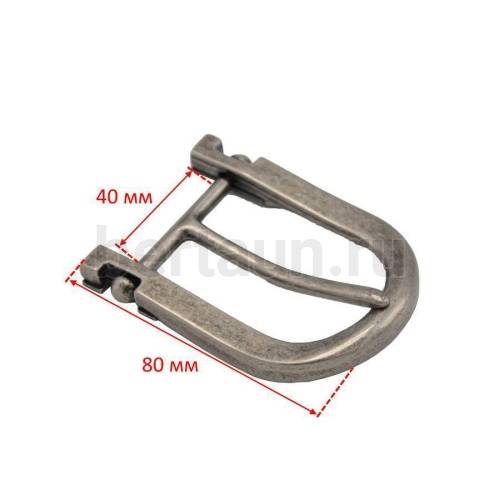 Пряжка  № 62 ременная  40 мм никель