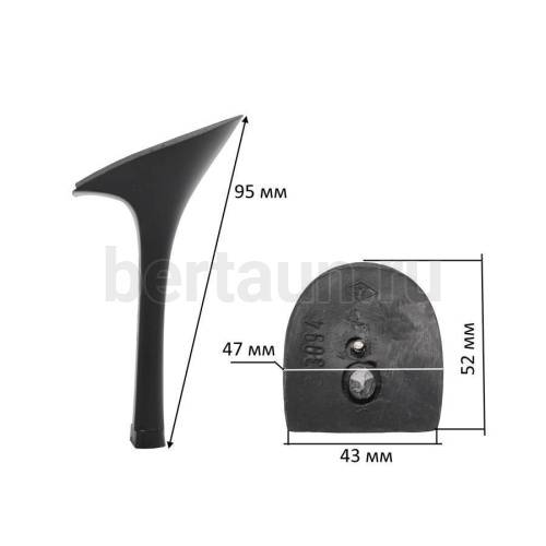 Каблуки №   7 LY 3094 черный лаковый (высота  9,5 см)