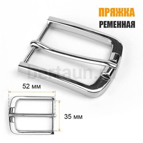 Пряжка  №  9  ременная  35 мм ld 2430  никель