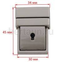 Замок портфельный №115 C 240 Z сатин ЛТ