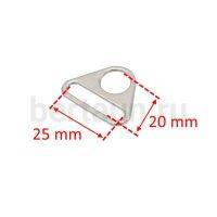 Ручкодержатель №27 портф. "треугольник" D021 GM 25мм никель