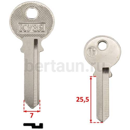 Заг.для ключ. TL 1R  _TRI7I_TR1_TL1R_TRC40L _TriCircle англ. №146