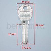 Заг.для ключ. MCM SMT 8,6*32мм стор. AP-1D BRONSTA Е-304 верт. № 479