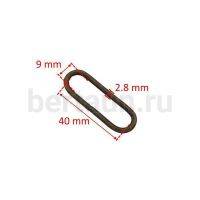 Рамка № 63 щель овальная LT 40 мм антик 10 шт/упак 