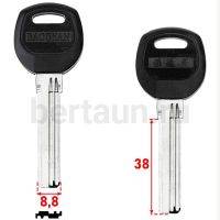 Заг.для ключ. BAODEAN 3 пазы  правый  под бронь 51 мм №513