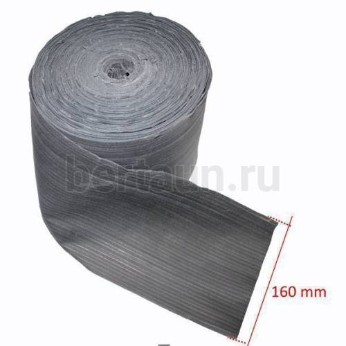 Обтяжка для каблуков ширина 16 см ( черная) 1 метр