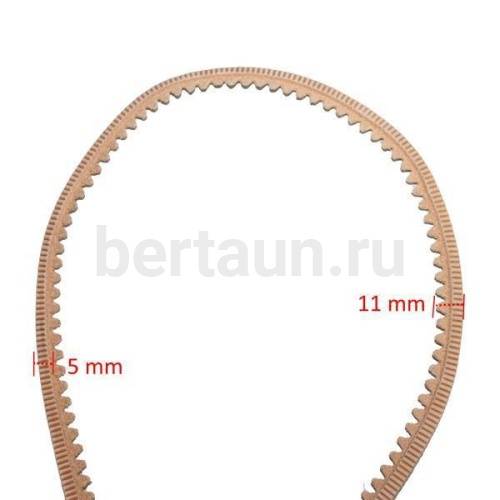 Рант №14 декоративный РИФЛЕНЫЙ  5 мм КОЖА беж.
