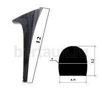 Каблуки № 121 LY 9104 черный  (высота 12 см)