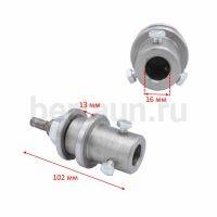 Инстр. №242 Насадка на двигатель наждачная (под камень) внутренний диаметр 16 мм