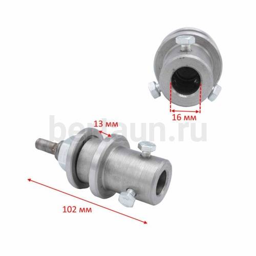 Инстр. №242 Насадка на двигатель наждачная (под камень) внутренний диаметр 16 мм