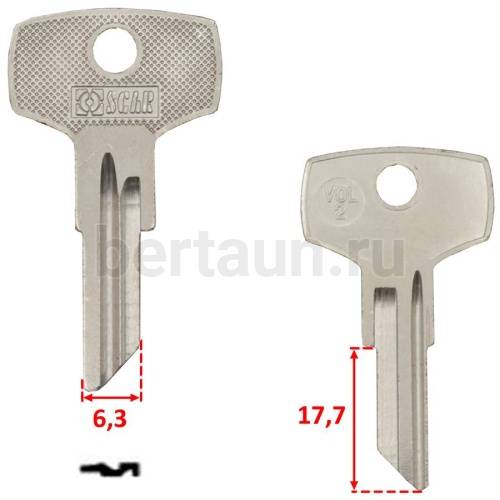 Заг.для ключ. VOL - 2   _VOL2_VO2S/GZ1_GZ1_GZ10 ГАЗ авто№232