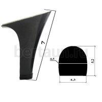 Каблуки №  58 LY 6272 черный лаковый (7,5см)