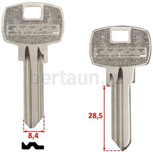 Заг.для ключ. AP АПЕКС - 4 (Аллюр) AP2D_APK1  (англ)  Ксинпай № 471 (H-243 N)