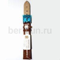 Ремешки для часов № 28  КОЖА HIGHTONE #252  (14мм св. коричн.)