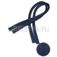 Ручки сумочные 65 см КОРОТКИЕ УЗКИЕ №163 полиурет. синий НОВИНКА