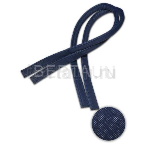 Ручки сумочные 65 см КОРОТКИЕ УЗКИЕ №163 полиурет. синий НОВИНКА