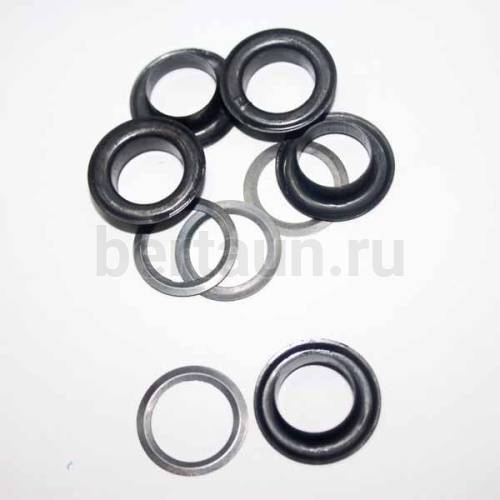 Блочка и  люверс  №66 D14 мм  ( 500 шт/уп) оксид