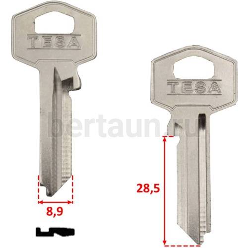 Заг.для ключ. TE 8Л  TE8I/TE28_TS9R/TS7R/TS7RT_TE2_ TSA22_ Tesa англ.№195