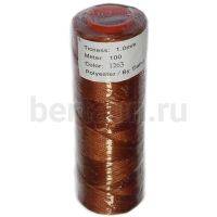 Нитки вощеные №72 d1мм 100м.для ручной прошивки св.кор 1263 DAFNA
