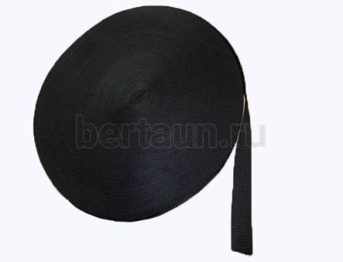 Стропа №29  35 мм АП  черный 322 (5 м/упак)