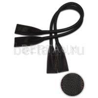 Ручки сумочные готовые 65см № 97 полиурет. темно-корич. рефл.