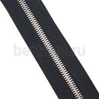 Молния рулонная №  85 МЕТАЛЛ никель Т5 GFM С580 черная
