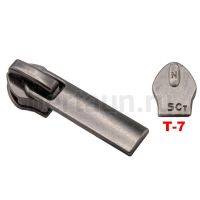 Замок-бегунок № 48 спираль Т7 BERT A-02 т.никель