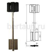 Заг.для ключ. БОРДЕР 089-01 (БОРДЕР-8)  (24*112)   DV2175  №433