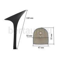 Каблуки №   5 LY 3033 черный лаковый (высота 10 см)